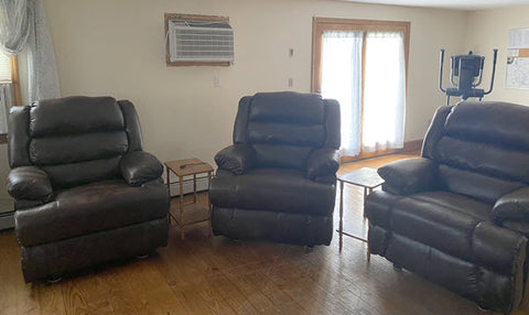 Wareham EMS Ladder Co. Recliners in day room