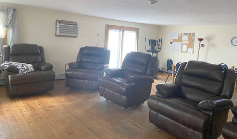 Wareham EMS Ladder Co. Recliners in Station