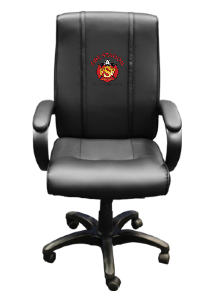 DutyBuilt® CUSTOM EMBROIDERED Office Chair w/Loop Arms FREE SHIPPING