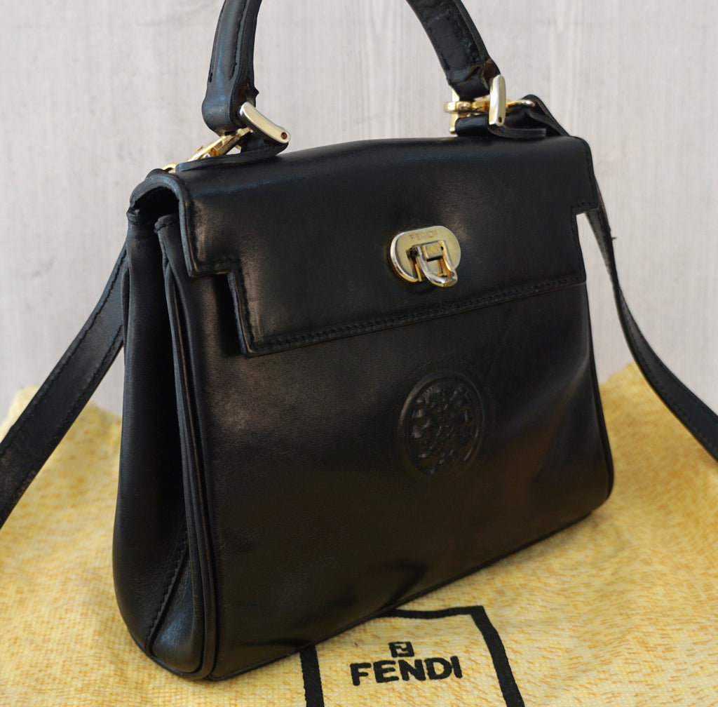 vintage fendi leather bags