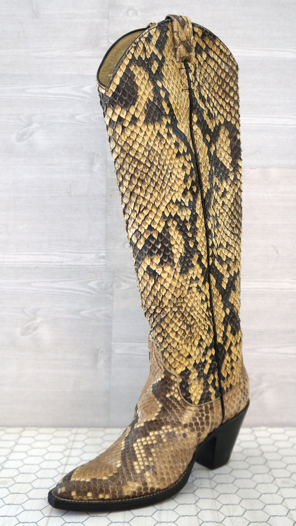 larry mahan python boots