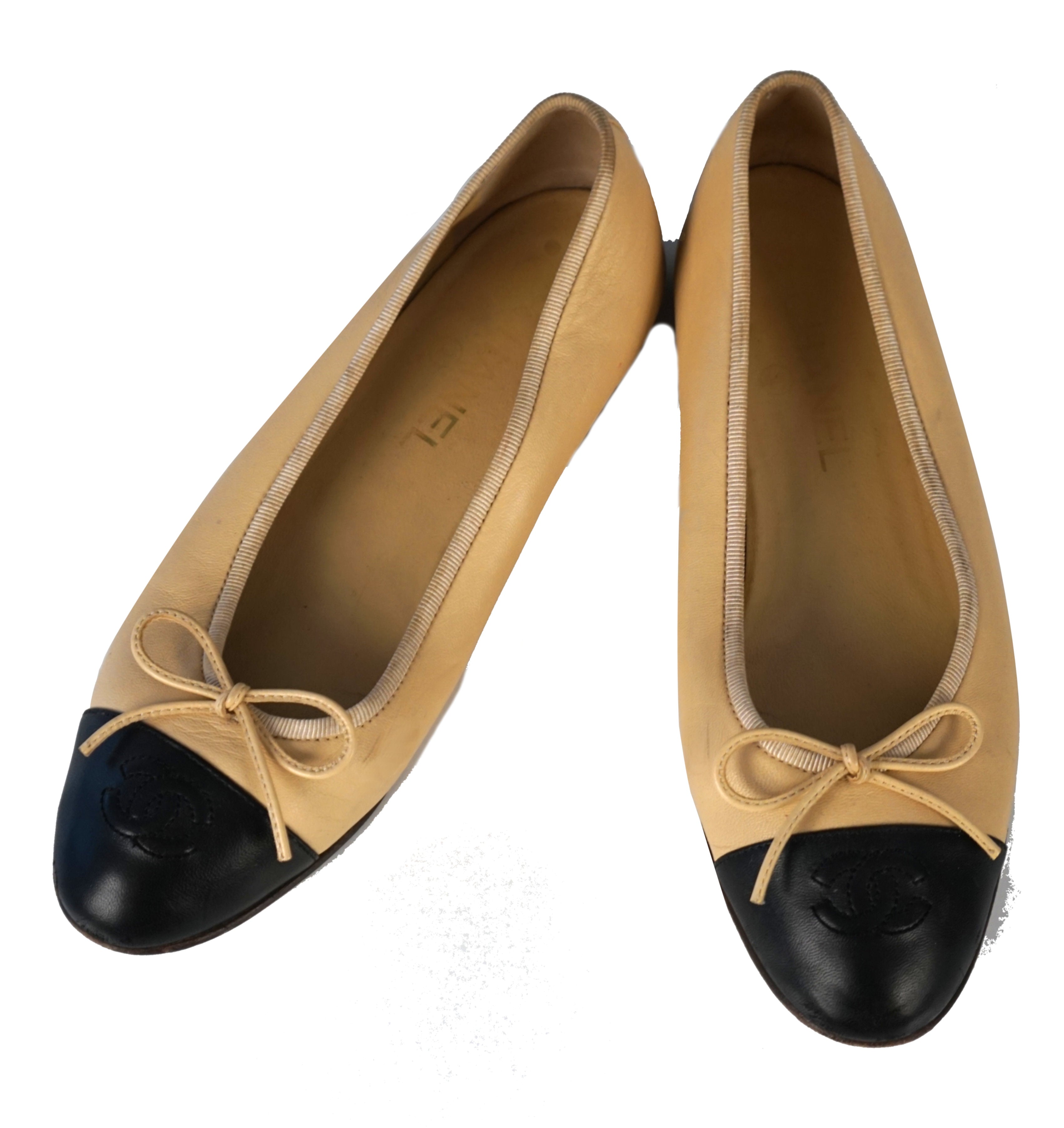 chanel ballet flats 38.5