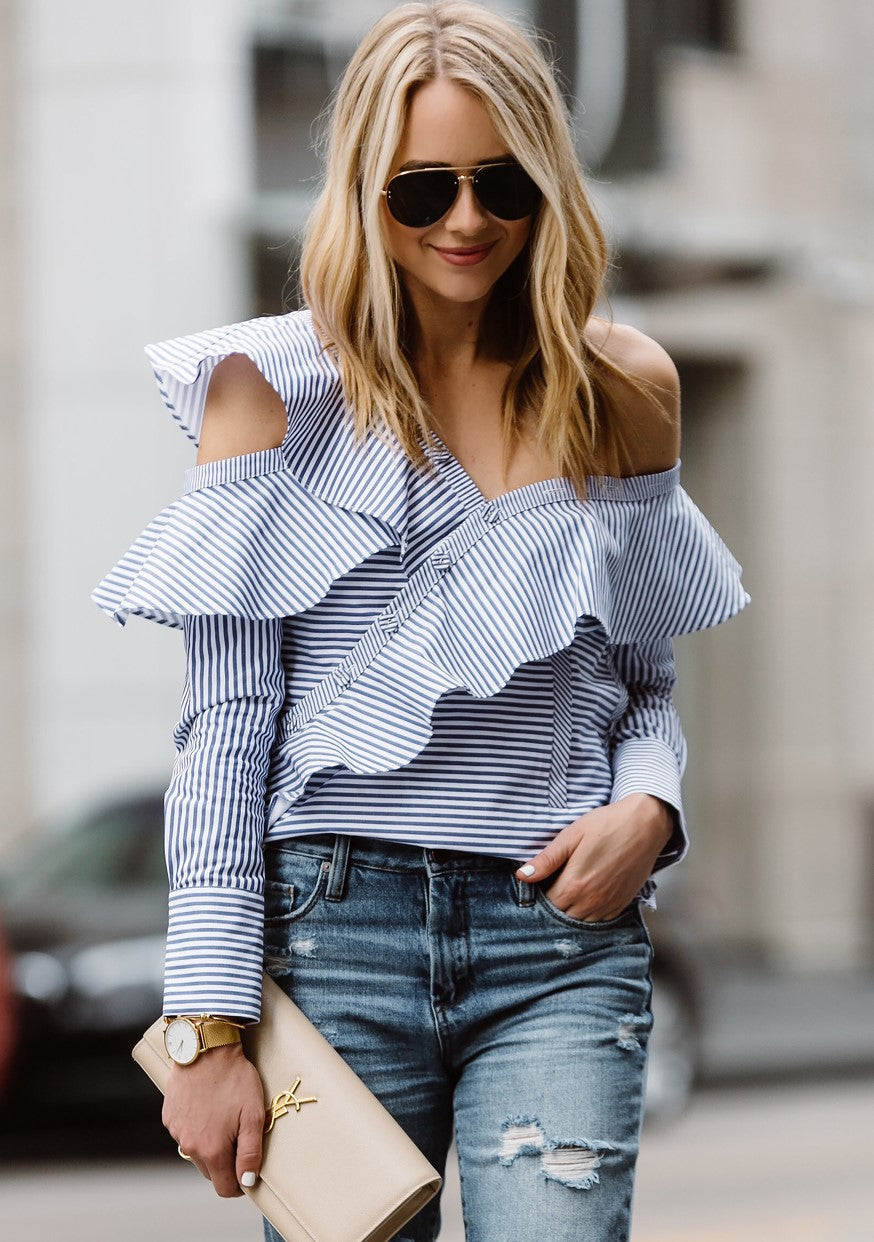 cotton frill top