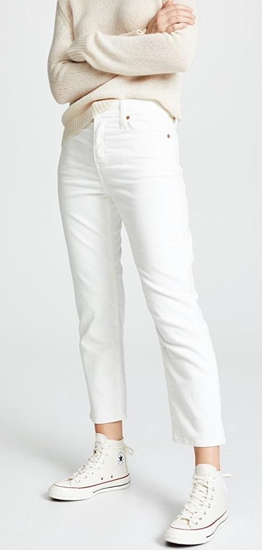 levi's wedgie straight white jeans