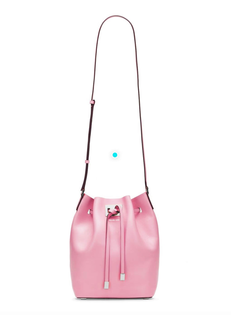 michael kors pink bucket bag