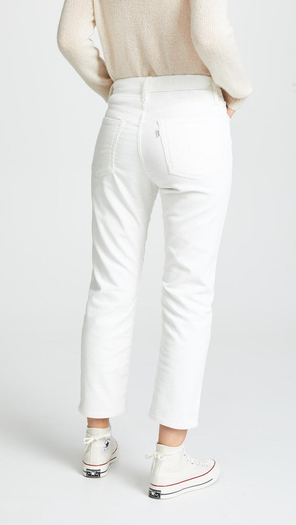 levi's wedgie straight white