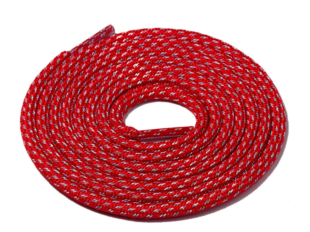 Red Fleck 3M Reflective Rope Laces – Lace Supply Co