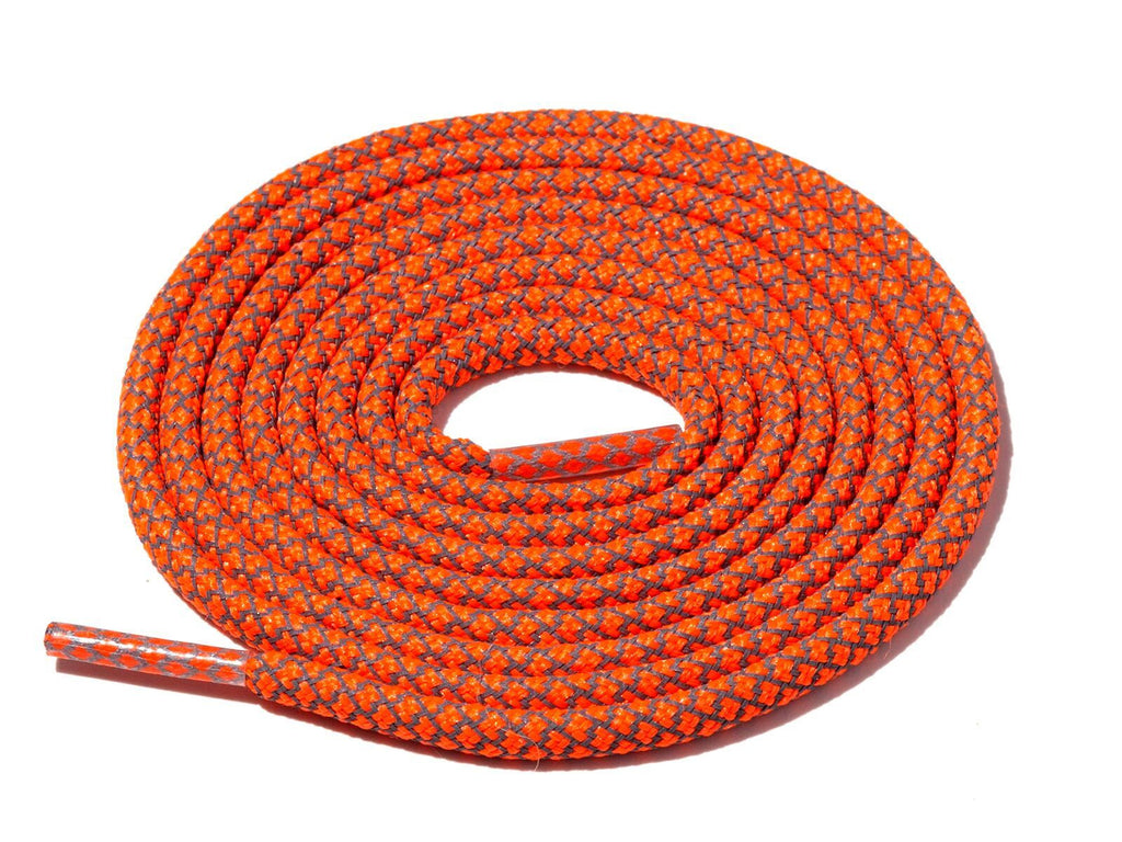 Neon Orange Check 3M Reflective Rope 