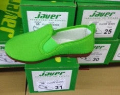 Javer/Flossy Canvas Shoes Kids - Lime 