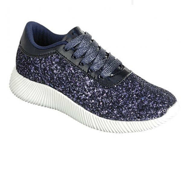 purple sparkle tennis shoes