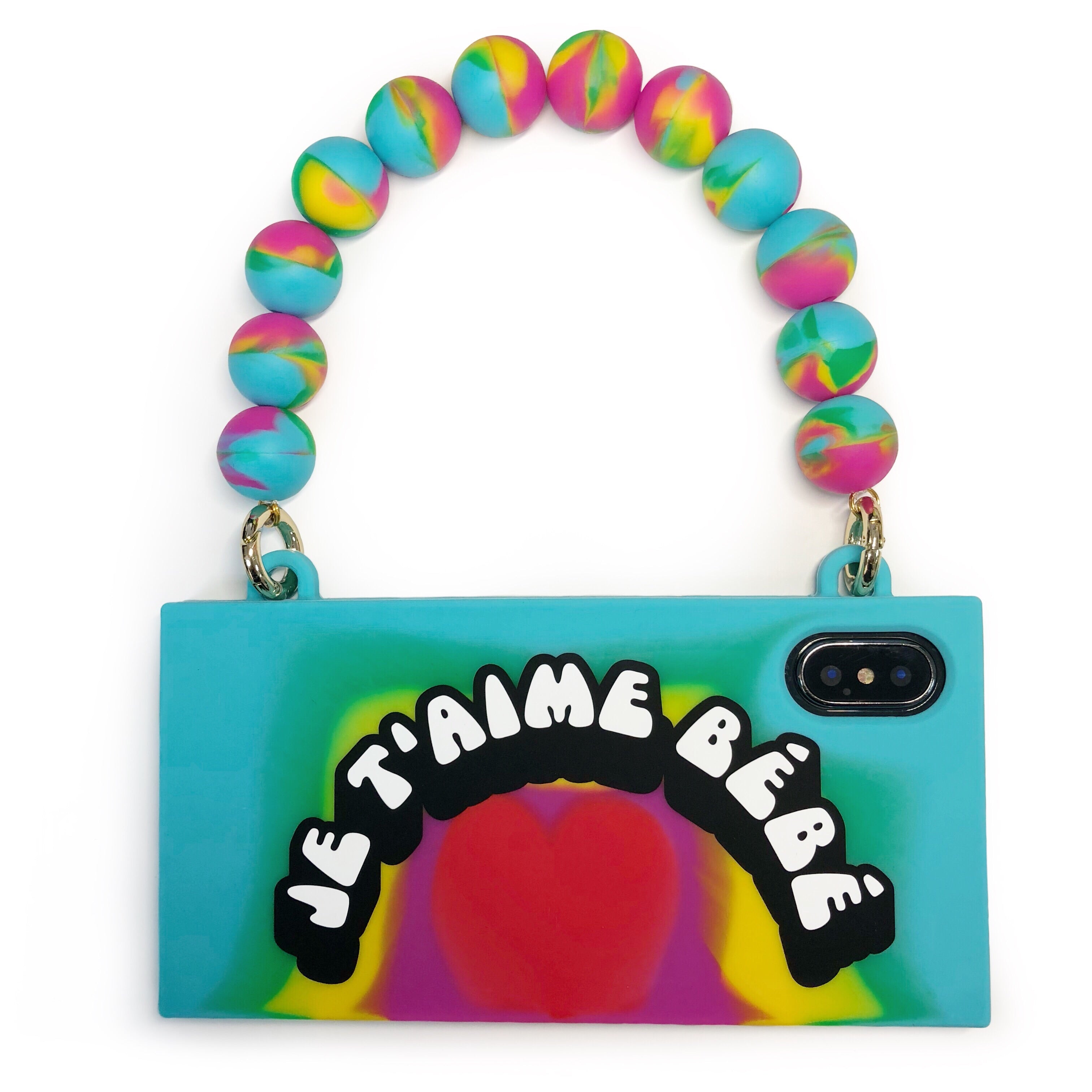 Candies Iphone X Xs Rainbow Handbag Case Je T Aime Bebe
