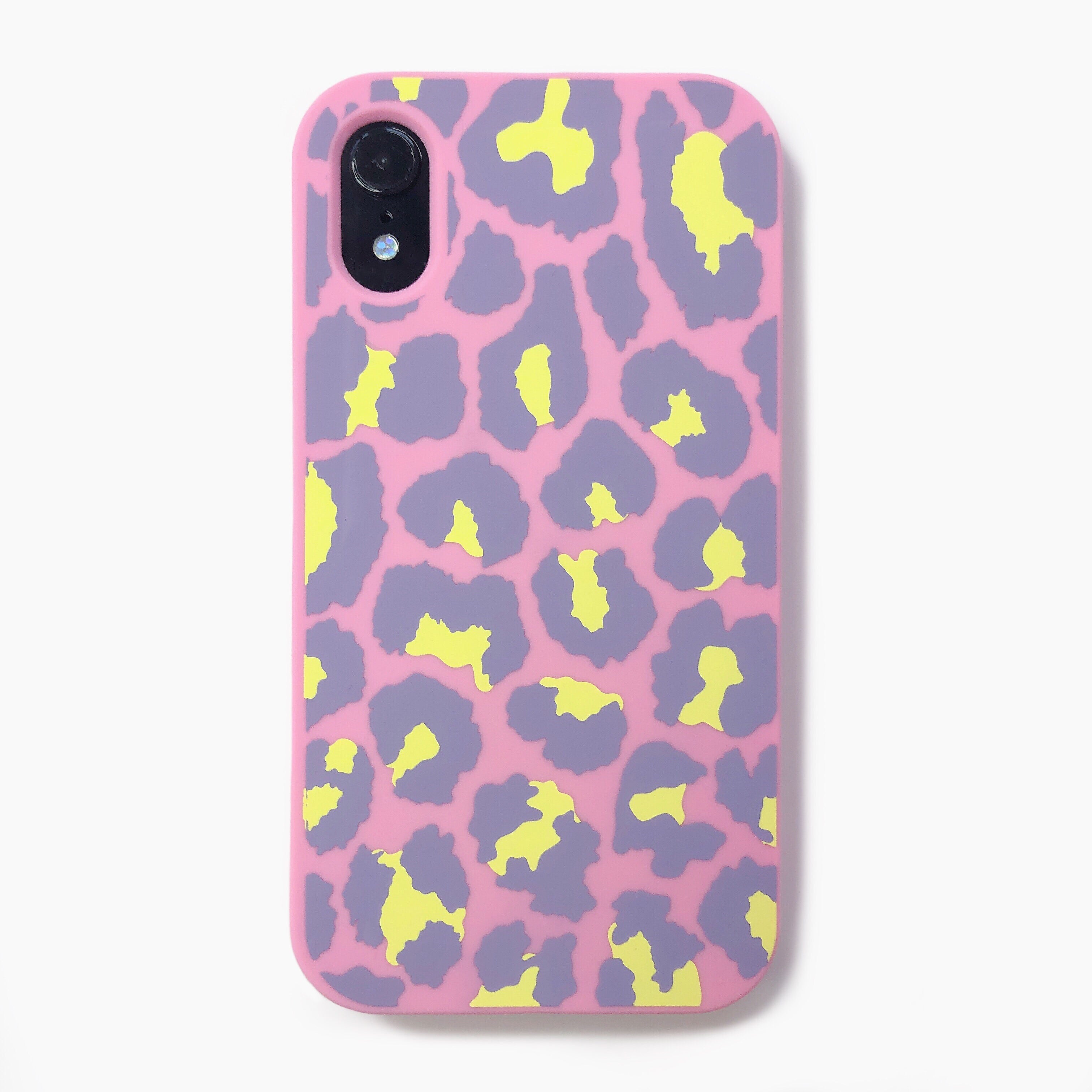 Candies Iphone Xr Simple Case Pink Leopard