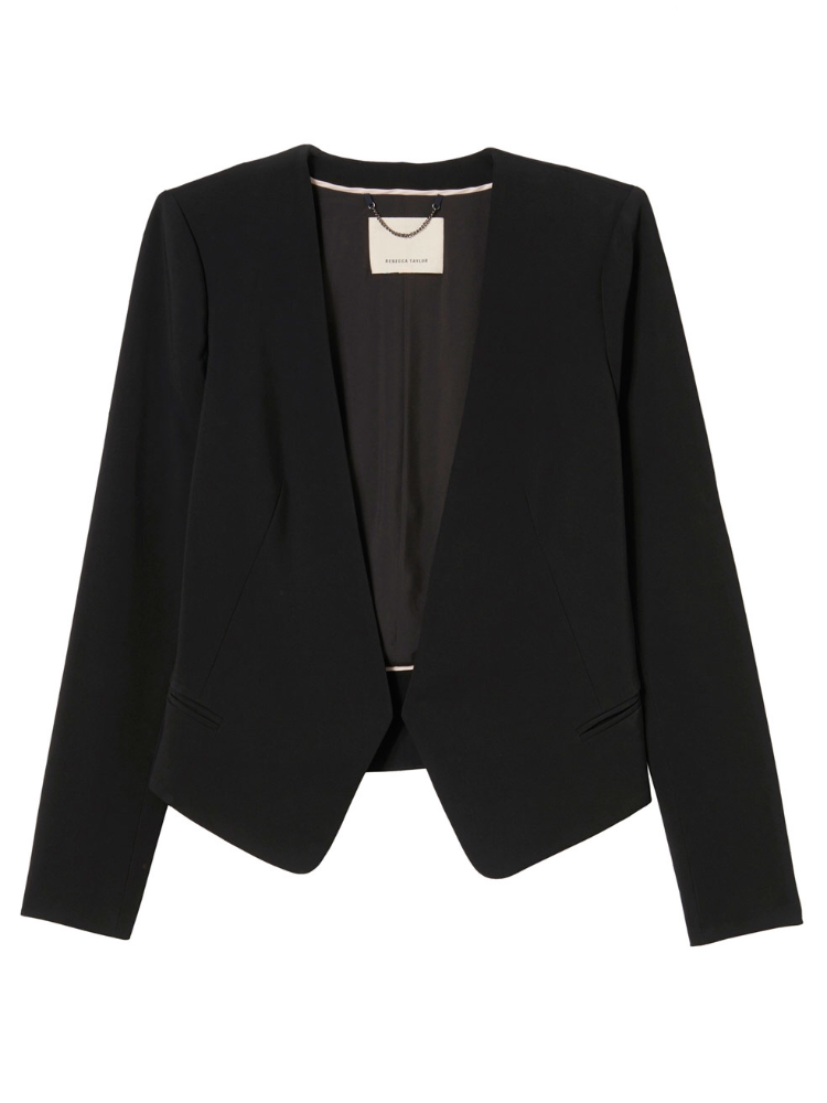 Rebecca Taylor Devon Jacket - Black | TILDEN