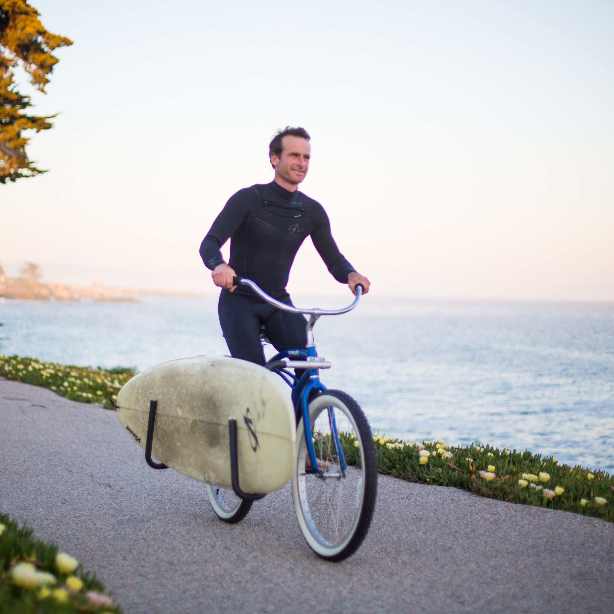 bicycle surfboard rack