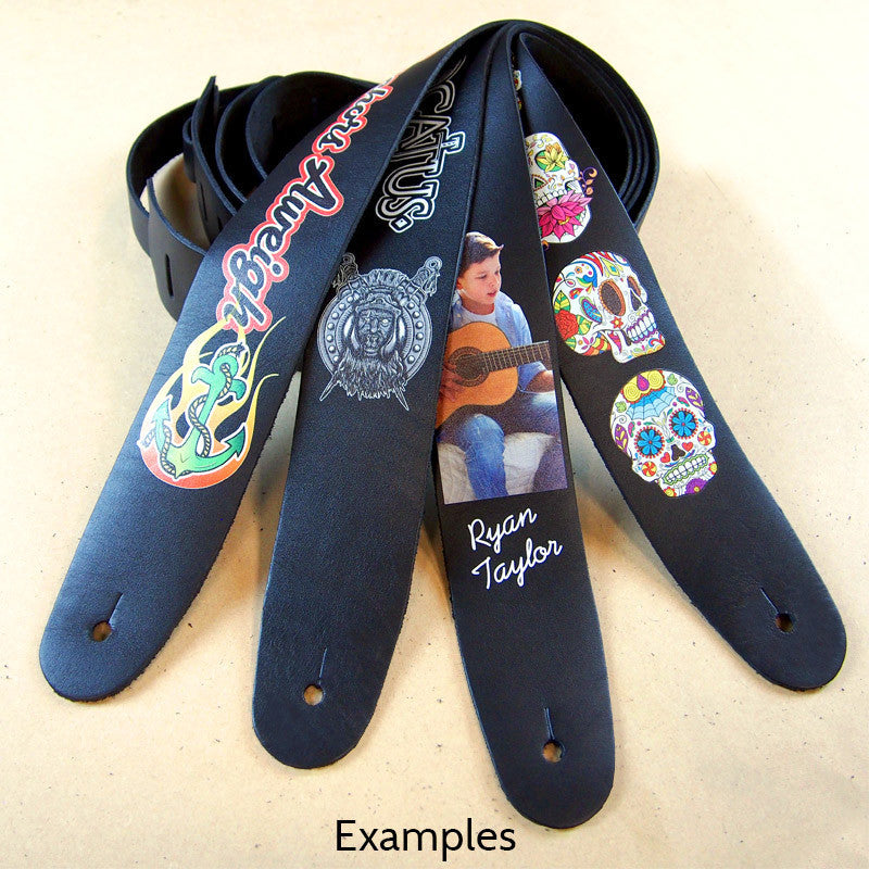 custom made guitar straps