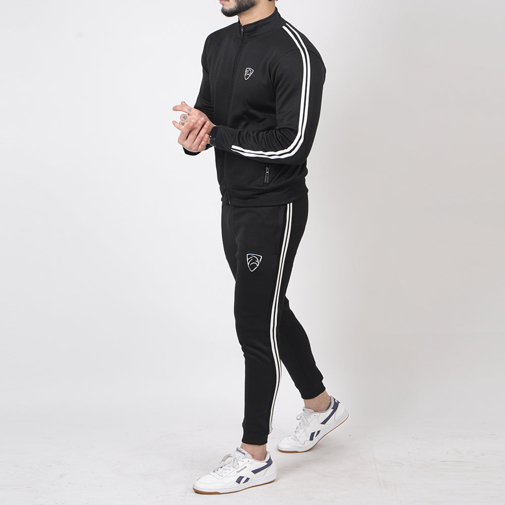 CHARCOAL POLY FLEECE TRACKSUIT