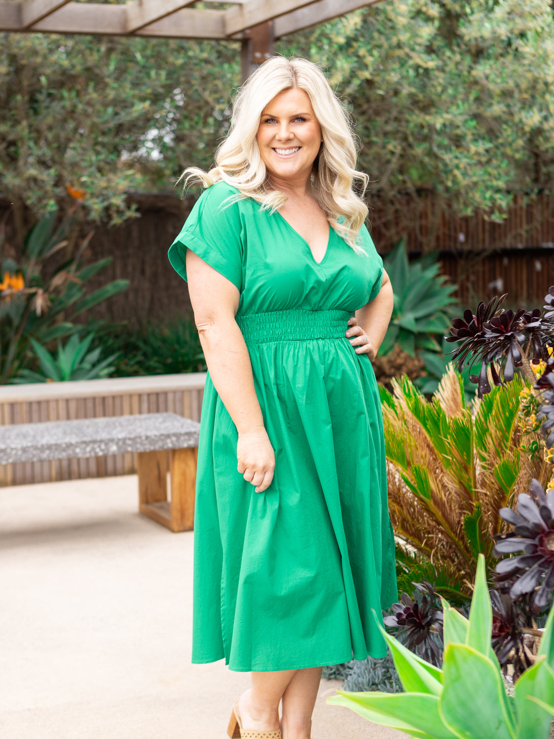 Carrie Dress - Holly Green