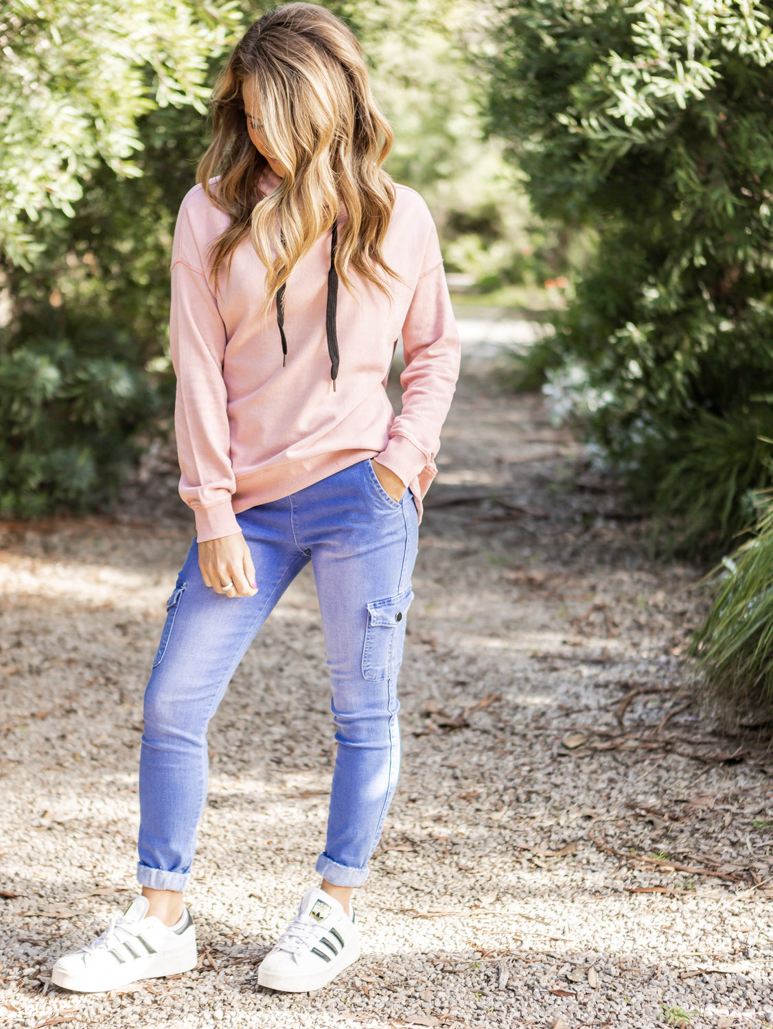 Jasmine Hoodie - Pink – Evergreen Clothing