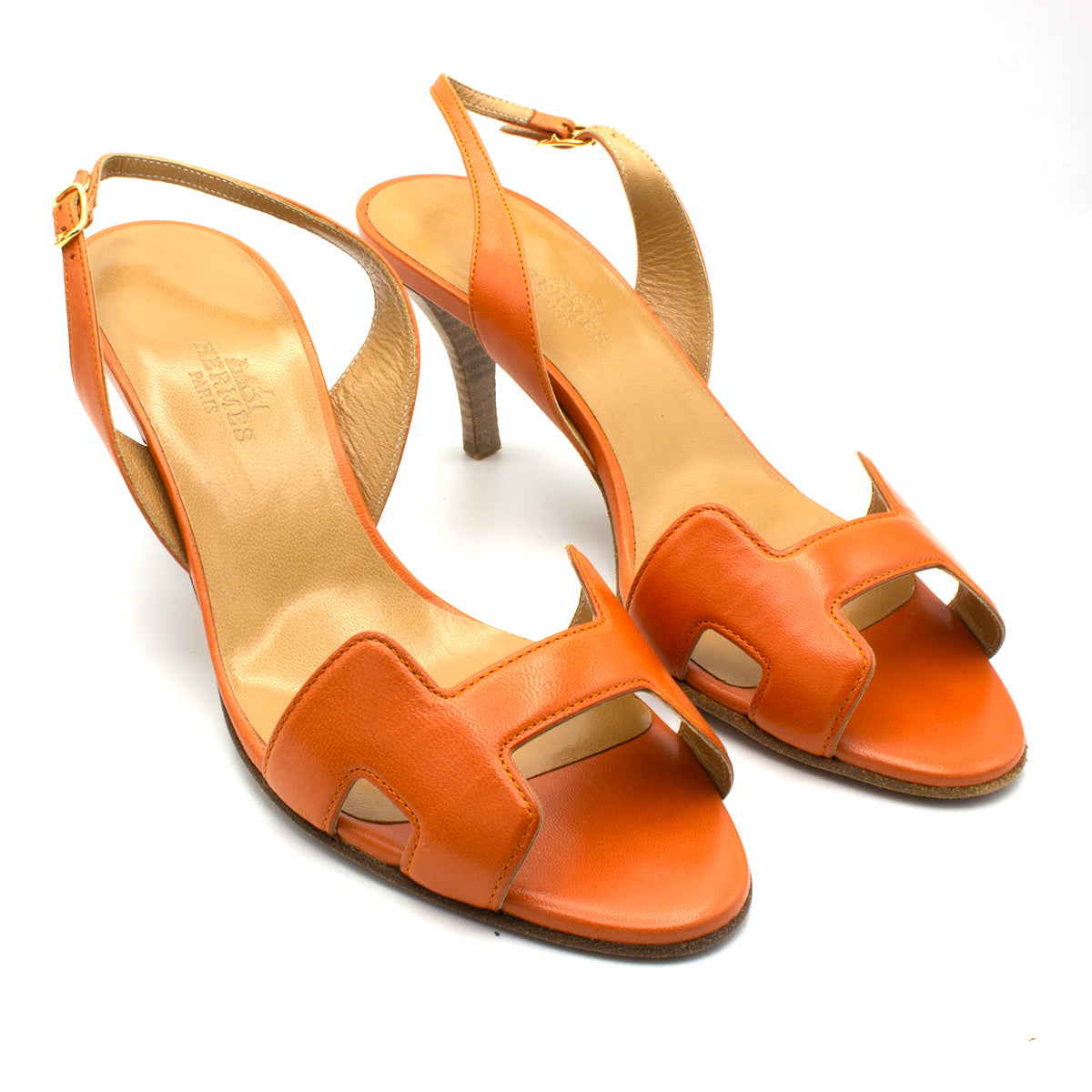 Hermes sandals orange shoes - Luxe \u0026 Em