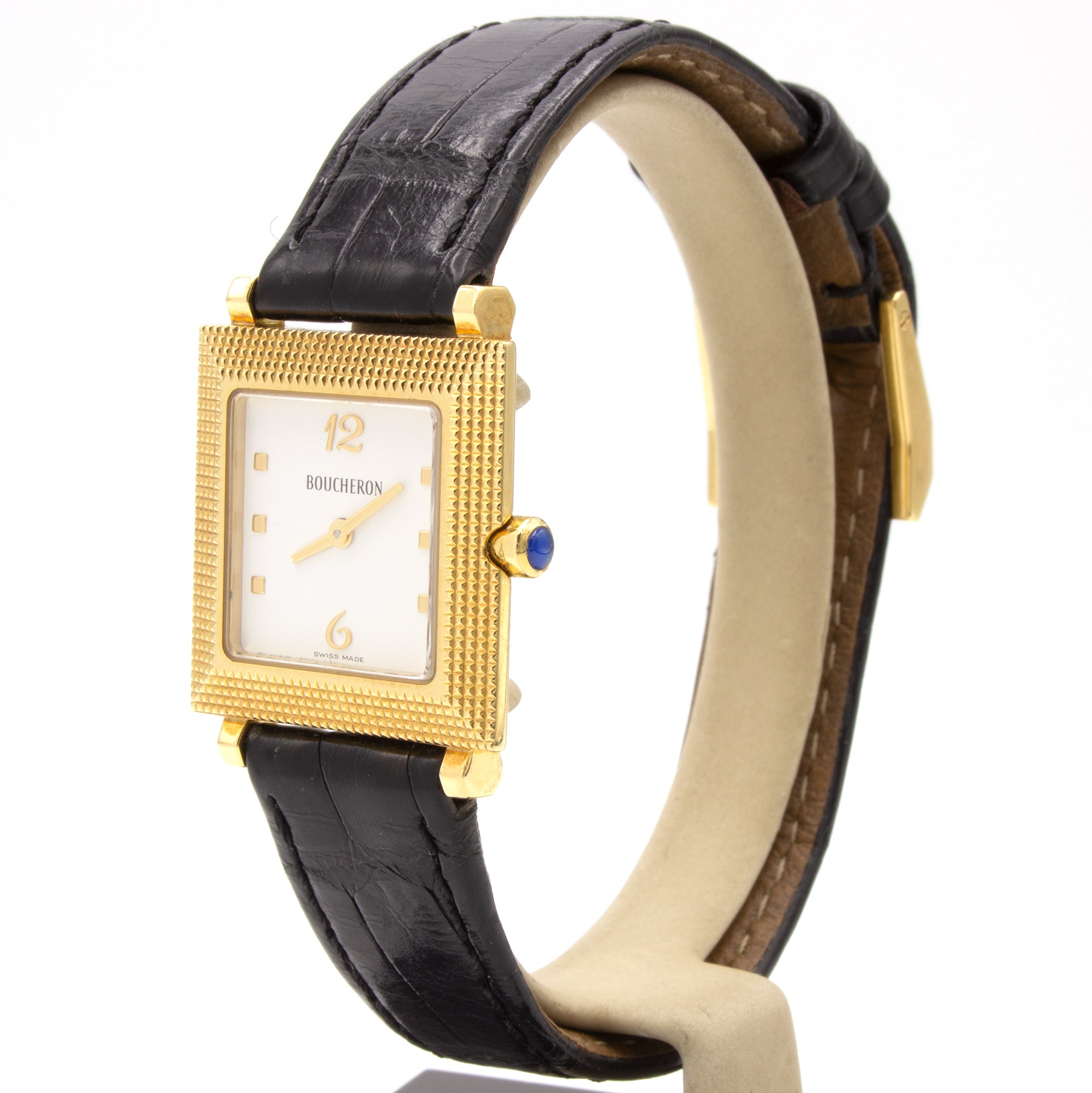 Boucheron 18K yellow gold watch – Luxe & Em