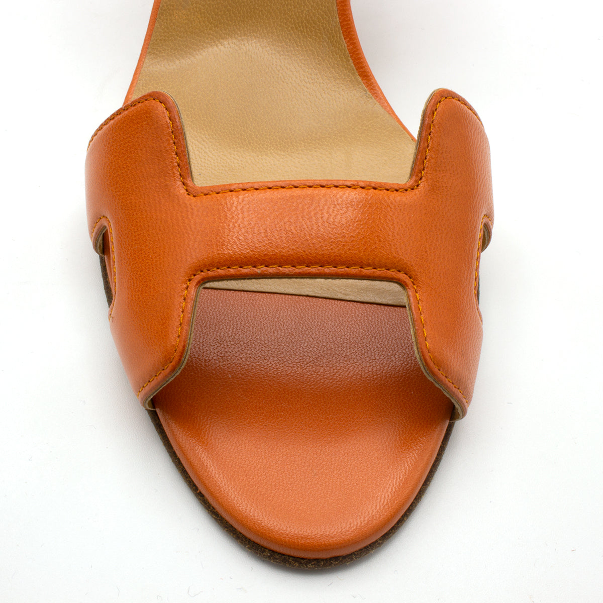 hermes orange shoes