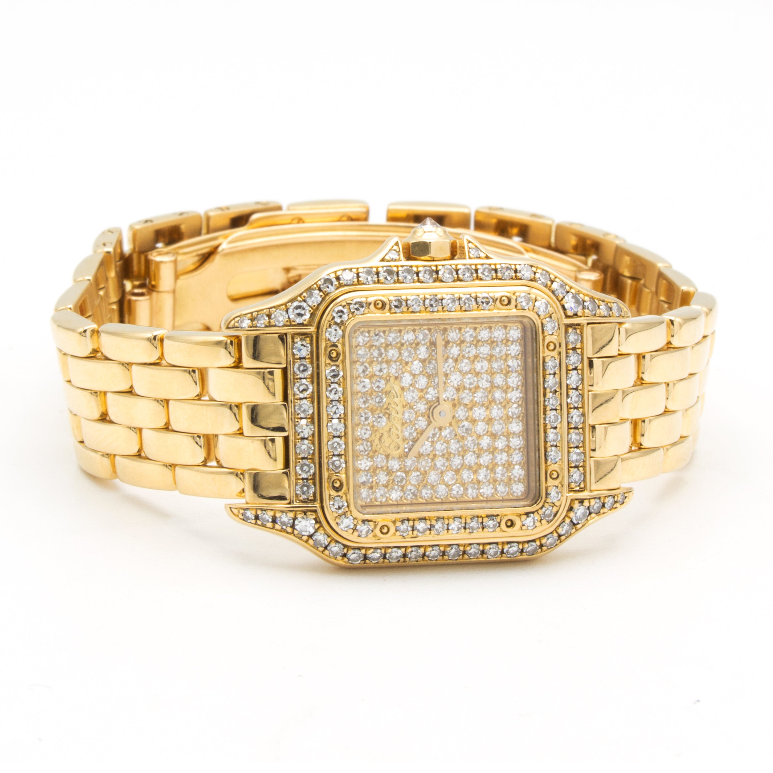 cartier panthere 18ct gold watch