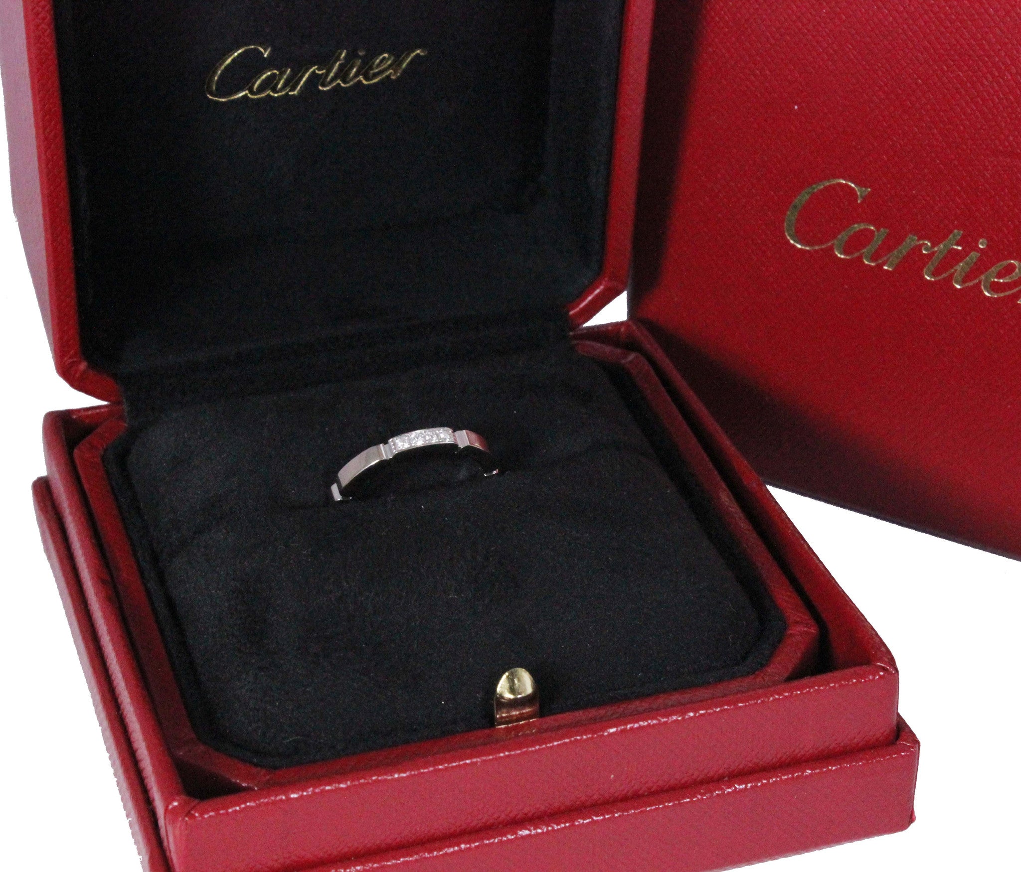 cartier diamond link ring