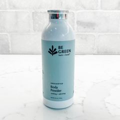 Talc free body powder eco-friendly gift