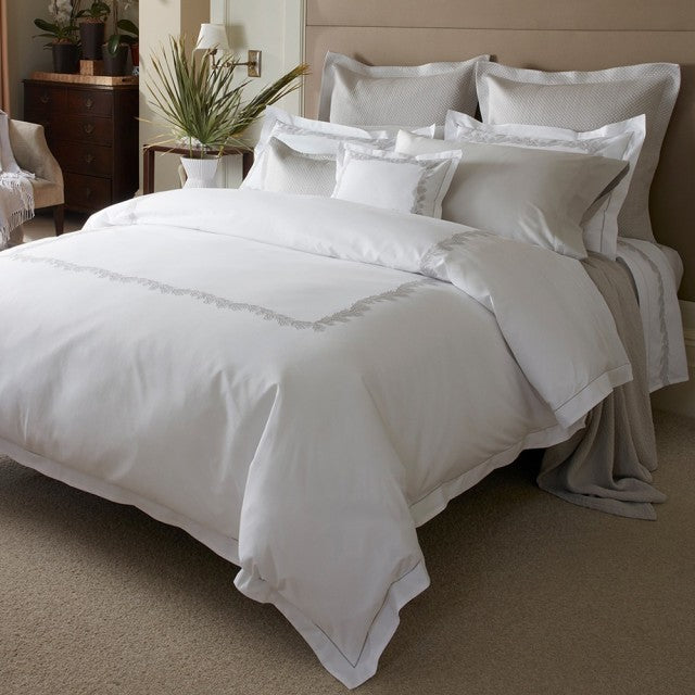 Atoll Full Queen Duvet Cover 86 X 92 3 Flange Jabbour Linens