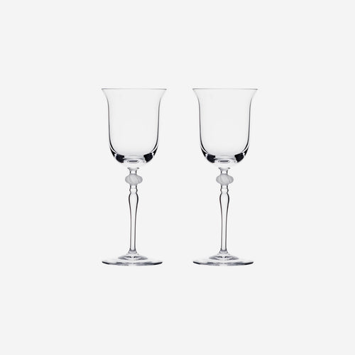 Rogaska Crystal Omega Stemmed Water Glass (Set of Two) – Bonadea