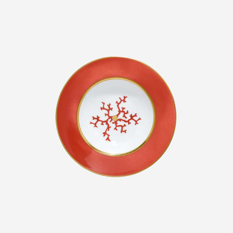 Plat de service 40 cm en porcelaine - Cristobal Rouge - Raynaud