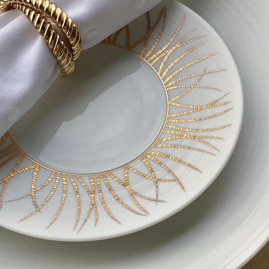 L'OBJET + Haas Brothers Mojave set of six gold-plated porcelain