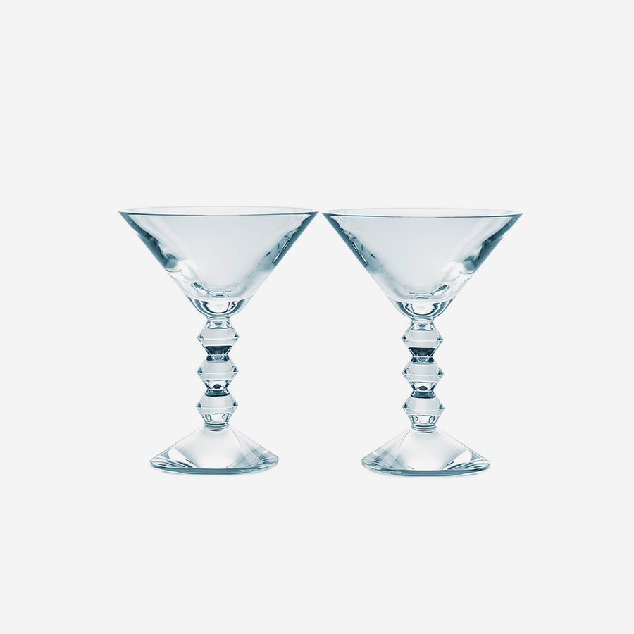 Vega Water Glasses Small Blue Set of 2