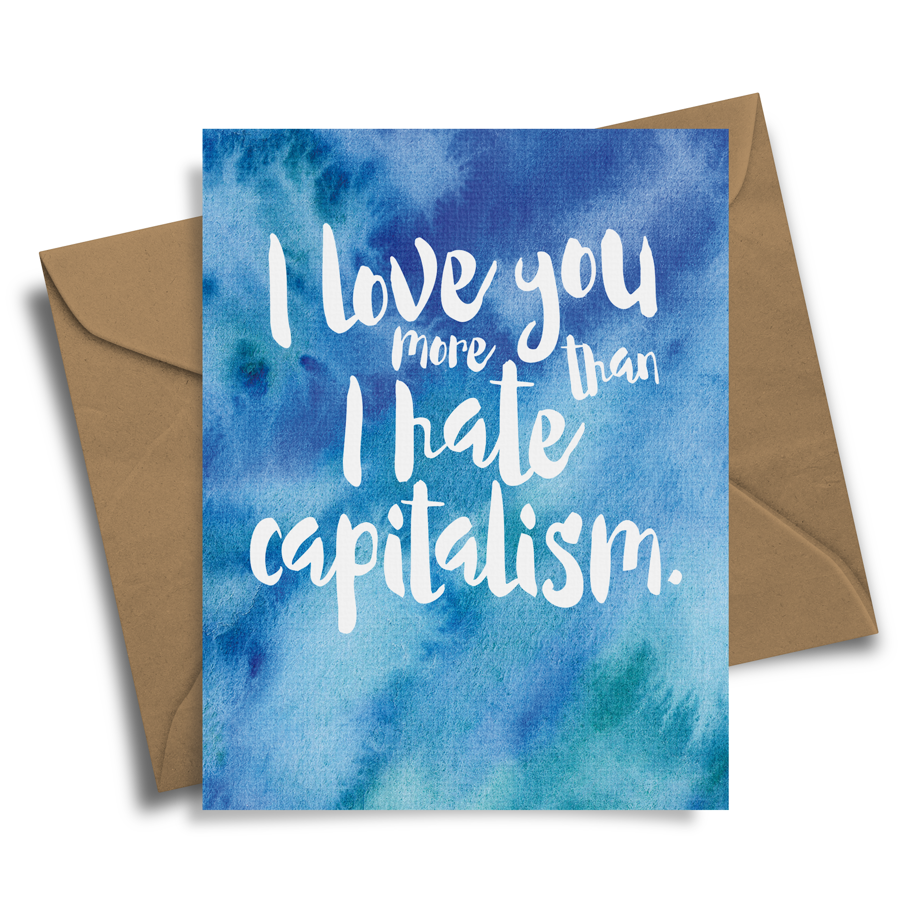 Sending You Lots of Love  Bright Greeting Cards By Radical Hearts Print Lab