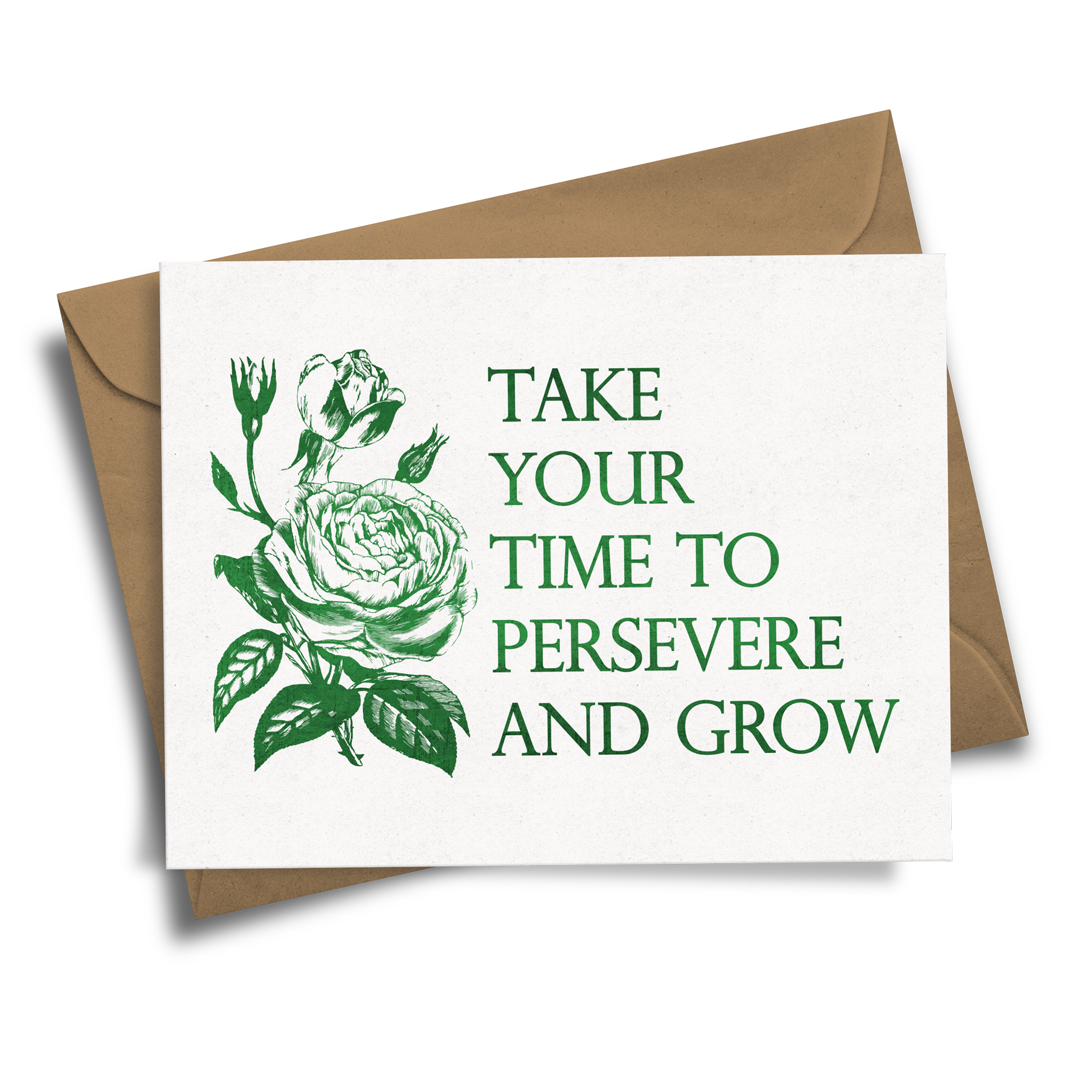 Download Take Time To Persevere And Grow Handmade Foil Greeting Card Social Justice Art Made In Philadelphia Pa Radical Hearts Print Lab