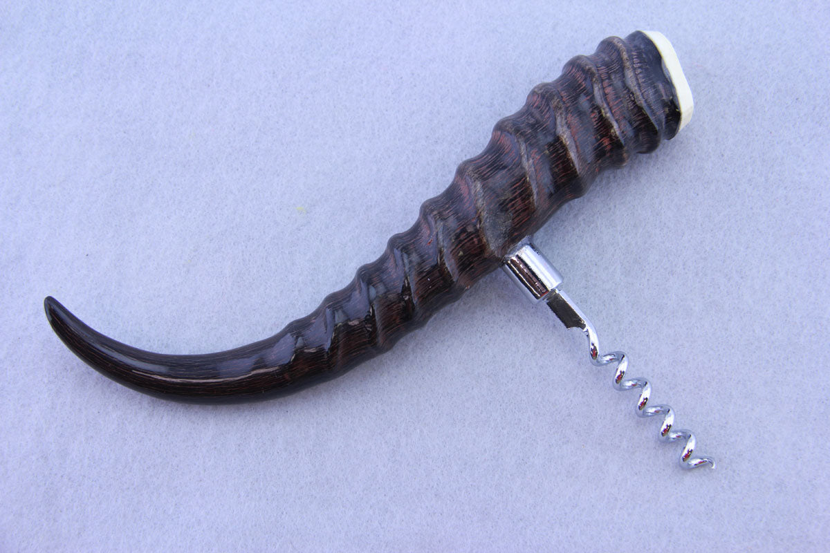 Springbok Horn Wine Bottle Corkscrew – ACK