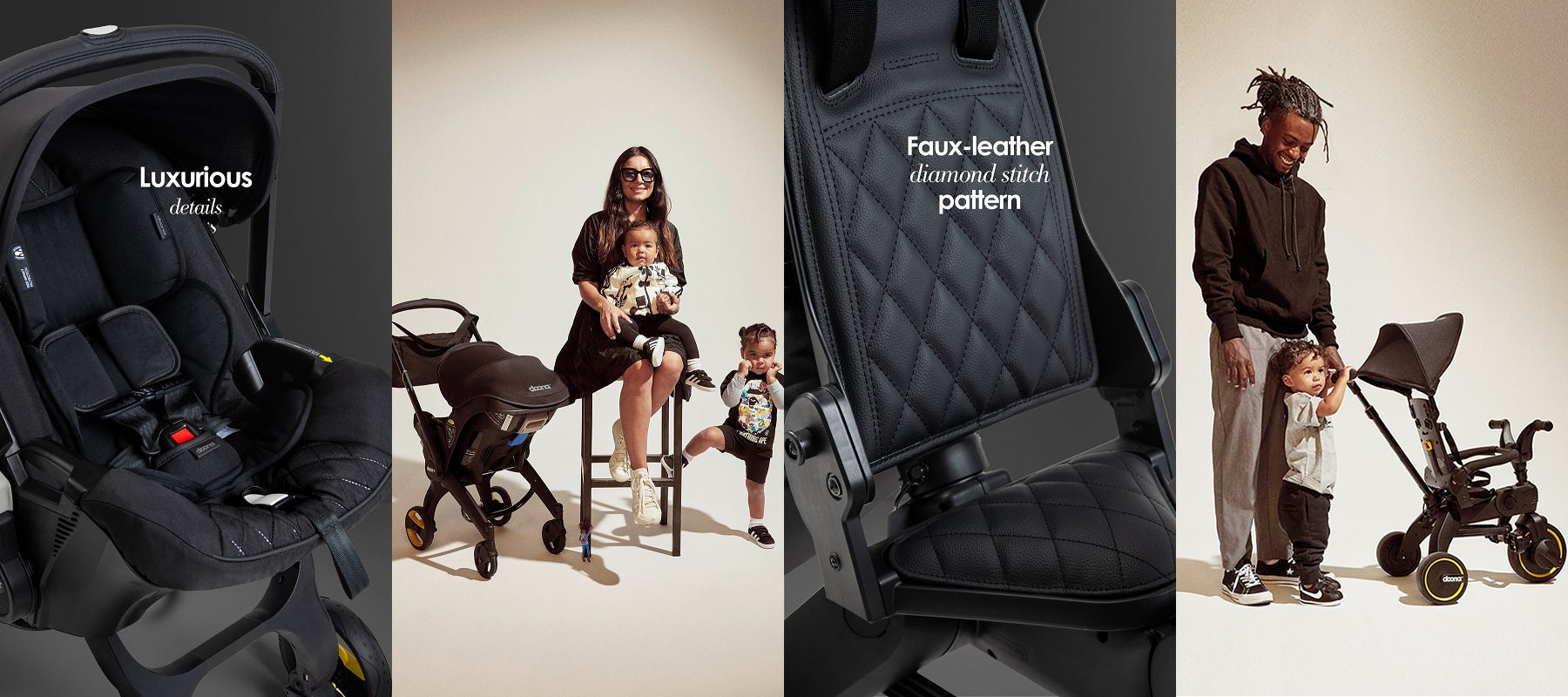 Doona Midnight Car Seat and Liki Trike