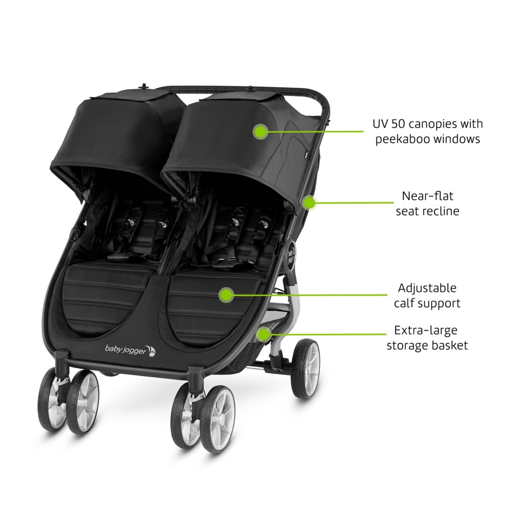 double stroller that reclines flat