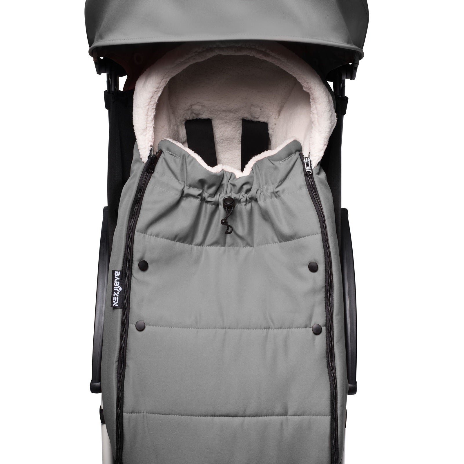 babyzen footmuff grey