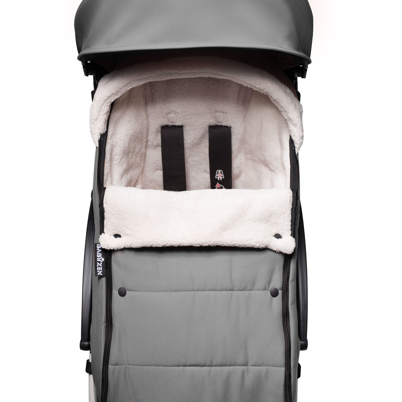 babyzen footmuff grey