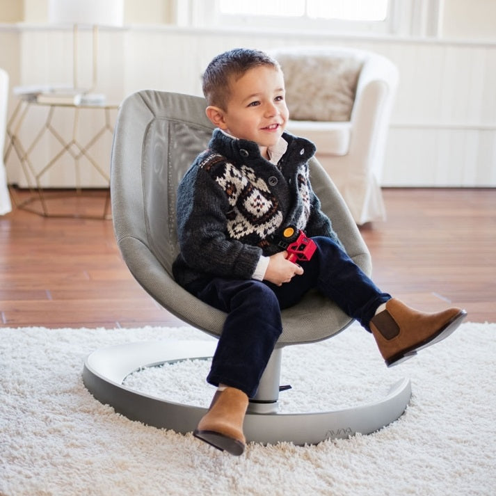 baby in chair