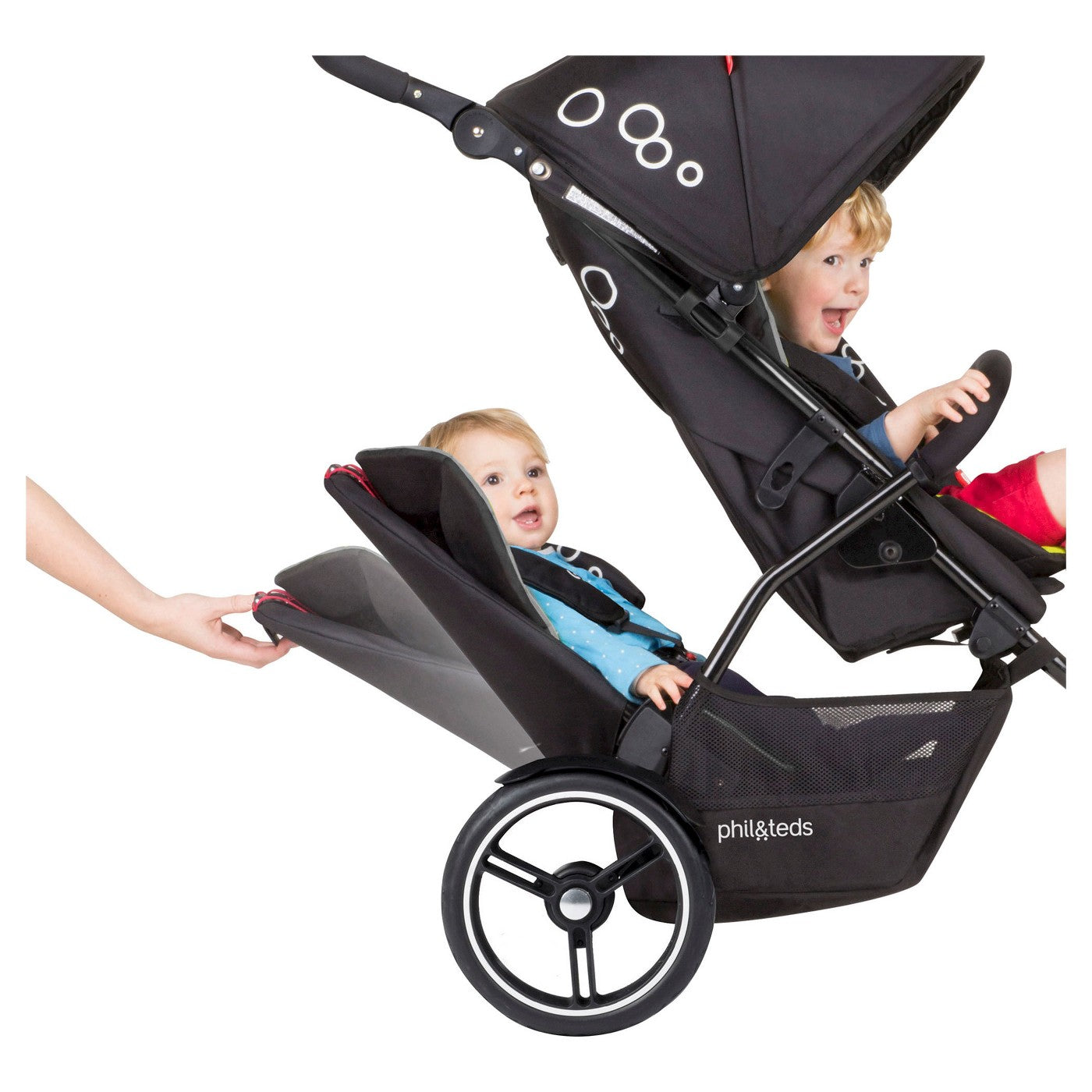 phil and ted dot double buggy