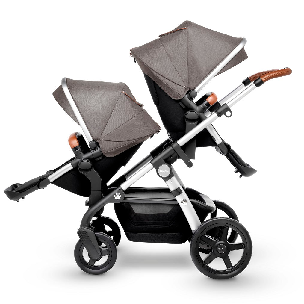 silver cross double pushchair