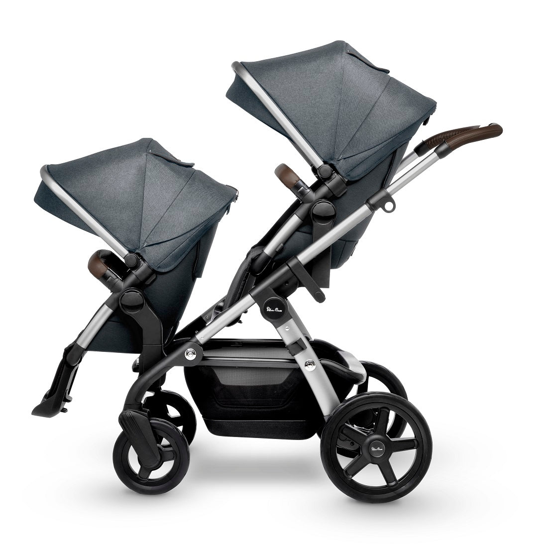 double pushchair silver cross
