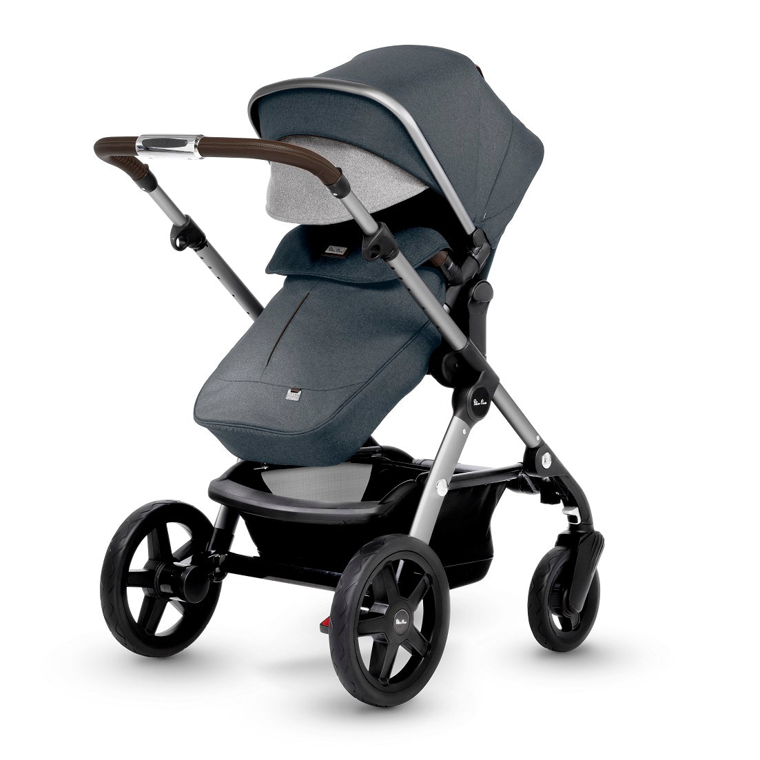 silver cross stroller blue