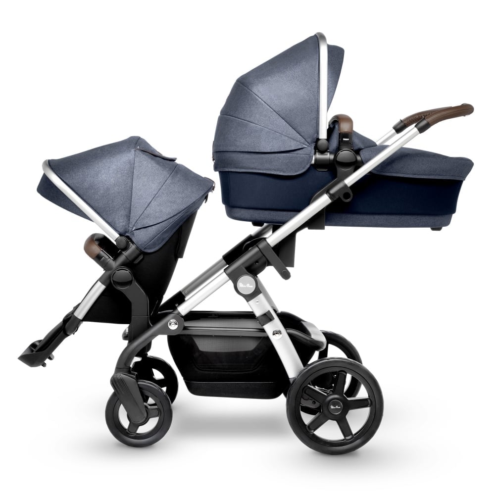 silver cross stroller blue