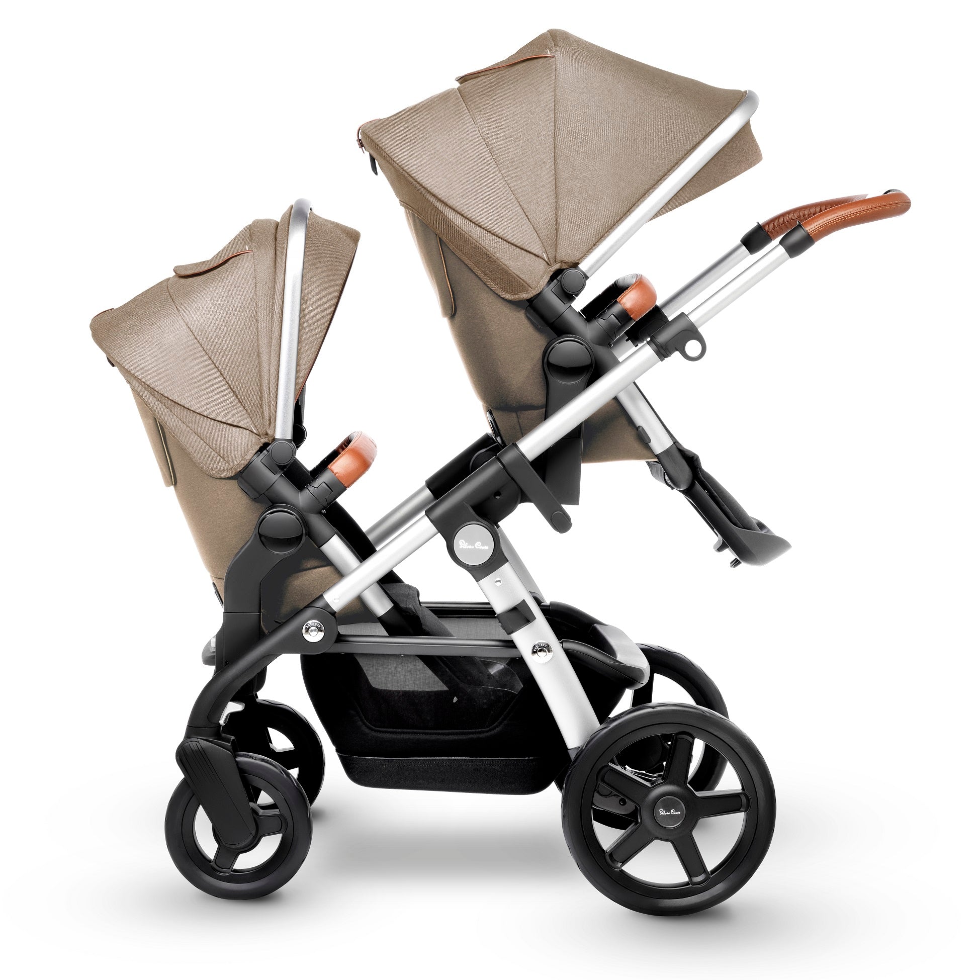 silver cross wave double dolls pram