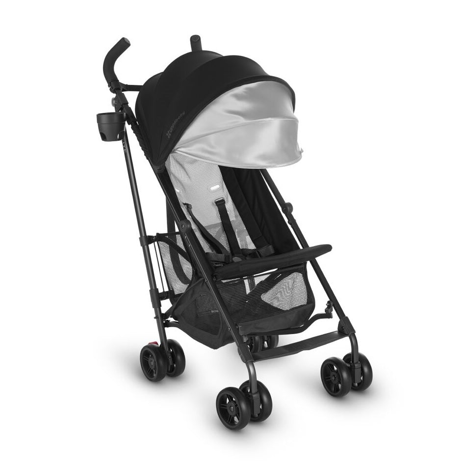 how to close uppababy umbrella stroller