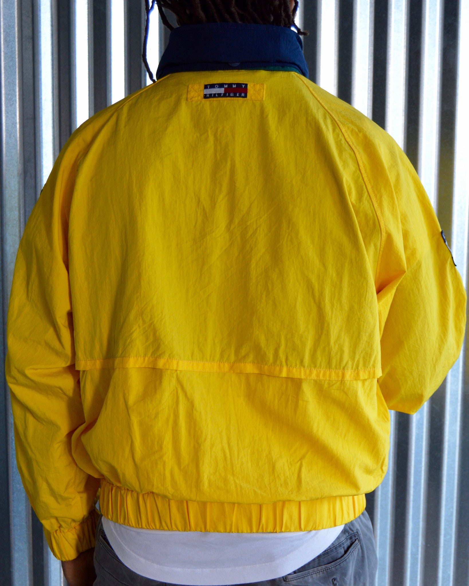 tommy yellow windbreaker