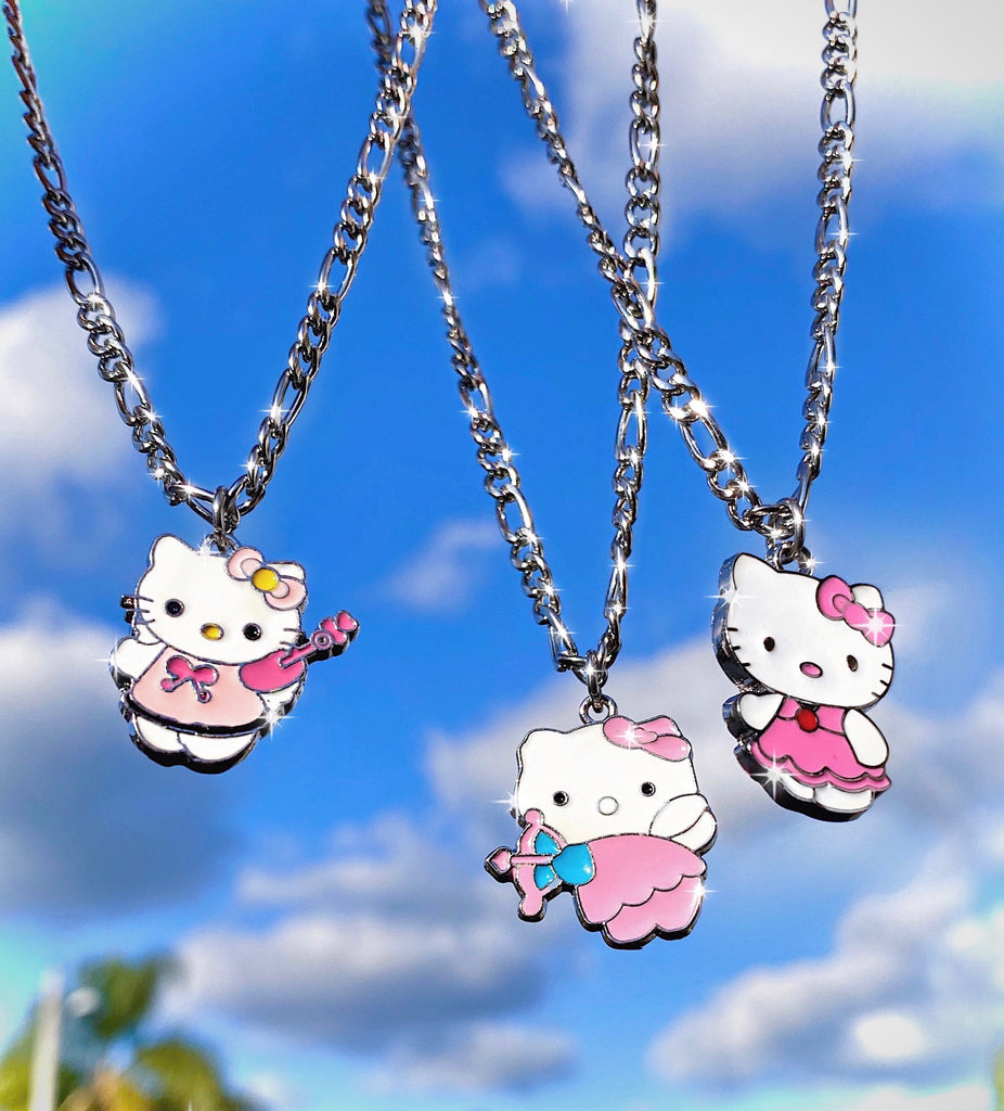  HELLO  KITTY  CUPID NECKLACE Cyberspace Shop